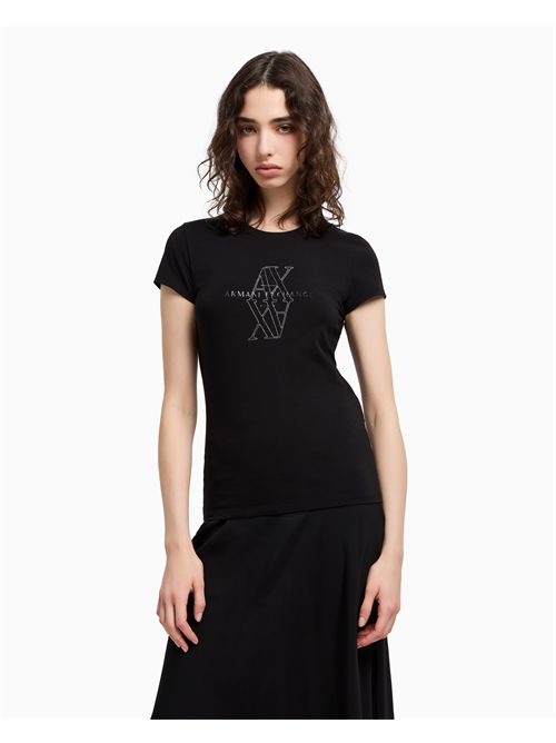 t-shirt woman black ARMANI EXCHANGE | XW000512AF11929/UC001